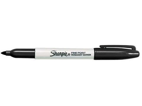 Marker Sharpie Permanent Fine 1.0Mm Black / Each