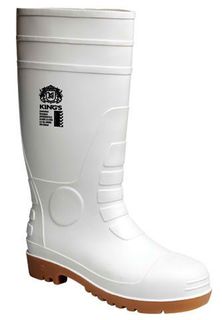 Oiliver Kings Gum Boot 10-110 White/Tan Size 12