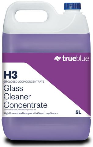 True Blue Closedloop H3 Glass Cleaner 5Lt