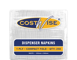 Napkins1 Ply Dispenser White Ctn 5000