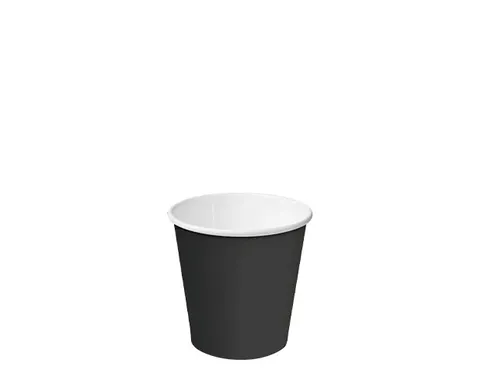 4Oz Single Wall Cups - Black Ctn 1000