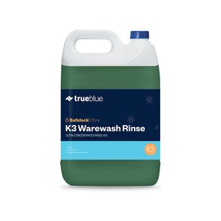 True Blue Safelock Ultra K3 Warewash Rinse Aid 5Lt