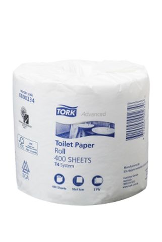 Tork Advanced Toilet Tissue 400Sh / 48