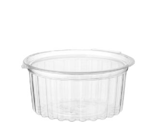 Food Bowl 12Oz Rnd With Flat Hinged Lid / 25 (10)