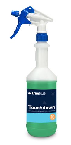 True Blue Touchdown Degreaser Printed Bottle 750Ml (No Trigger)