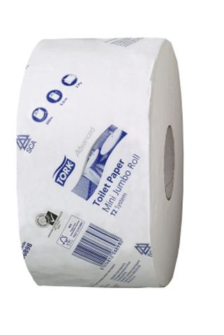 Tork Advanced Toilet Paper Mini Jumbo 2Ply / 12