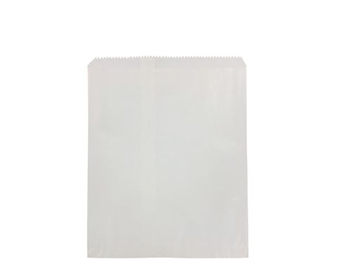 White Bleachkraft - Plain Bags 8 Flat 27 / 500