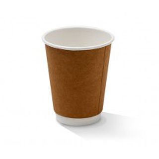 Khc12D 12Oz Double Wall Kraft Cup / 25 (20)