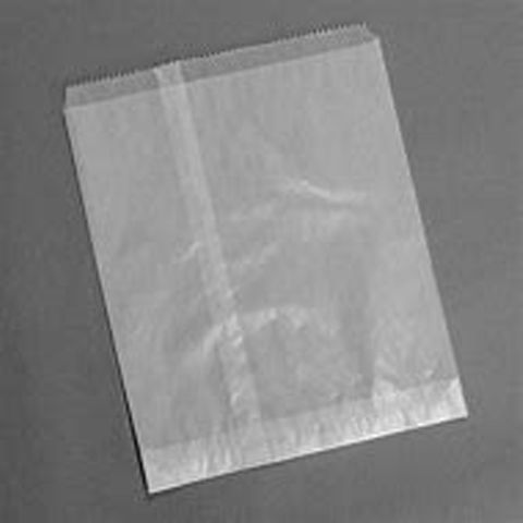 Glassine Plain Bags 1 Sq Flat 165Mm X 18