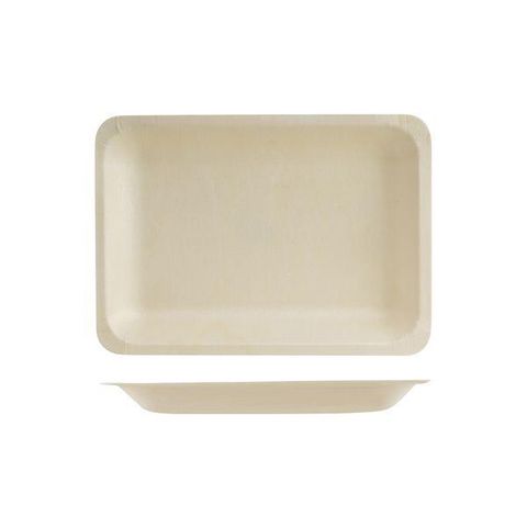 Bio Wood Rectangle Plate 220 X 120mm