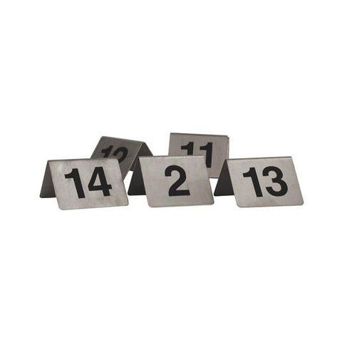 Table Number Set 18/10 - Num 11-20