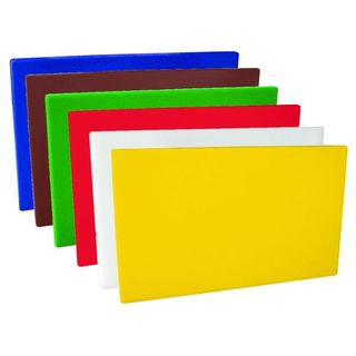 Cutting Boards Set Of 6 Coloured 380X510X13Mm