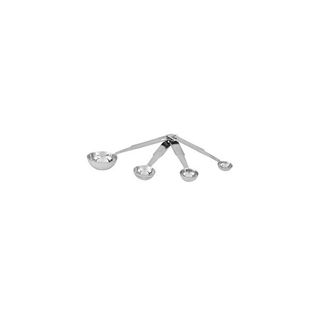 Measuring Spoon Set Round Stainless Steel - 4Pcs