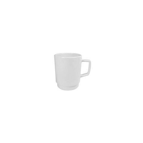 Ryner Melamine Stackable Mug 280Ml White