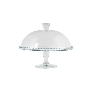 Trenton Glass Cake Stand With Dome Cover Ctn 2