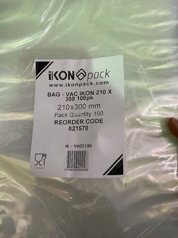 Vac Bag Ikon 210X300 / Ctn