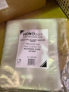 Vac Bag Ikon 165X225 (100/Slv)