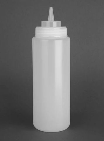 Vogue Wide Neck Hd Sauce Bottle 909Ml Clear