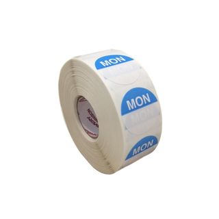 50Mm Day Of The Week Labels - Monday