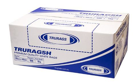 Trurag Multipurpose Cloth White 40 X 30Cm / 800