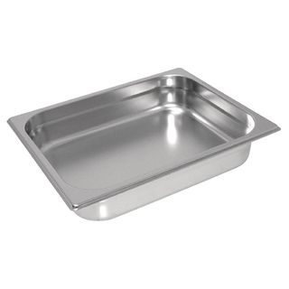 Vogue S/S Heavy Duty 1/2 Gastronorm Tray 100Mm