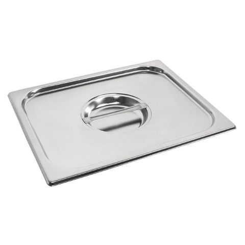 Vogue Hd Stainless Steel Gastronorm Lid 1/2