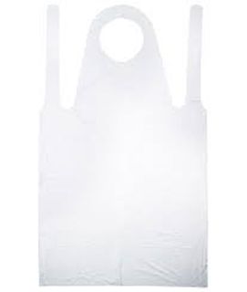 Apron White 71 X 122Cm / Carton