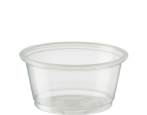 Plastic Cup 2Oz Natural 59.2Ml Pkt 250 (10)