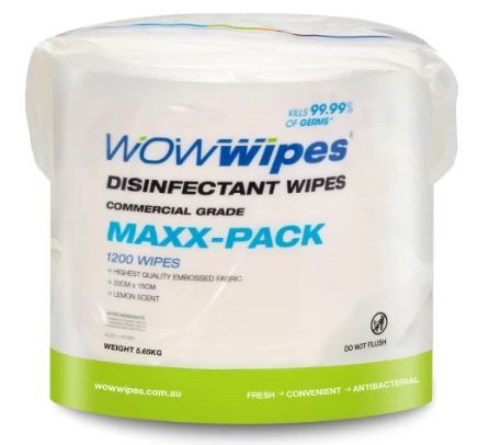 Wow Maxx Pack Wipes 1200 Sheet