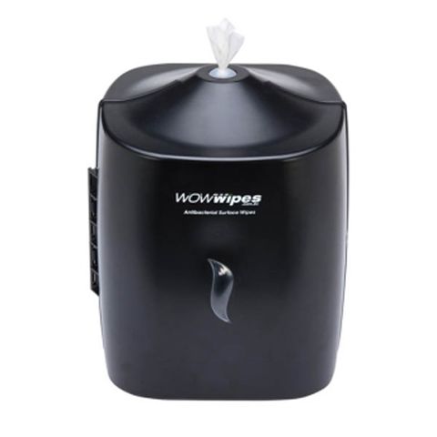 Wow Silicone Wall Dispenser Black