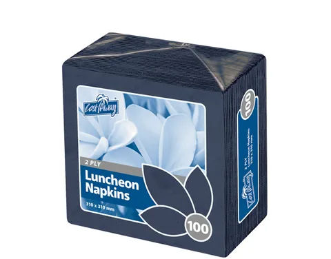 Nap 2Ply Lunch Dark Blue X2000