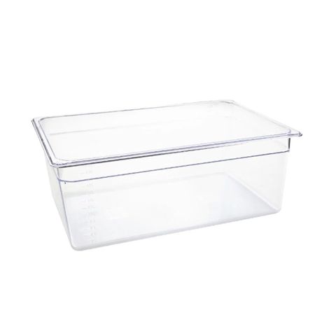 Vogue Clear Poly 1/1 Gastronorm Tray 200Mm