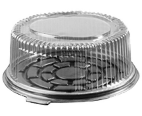 Clear Cake Dome & Black Base Small (2) / 50