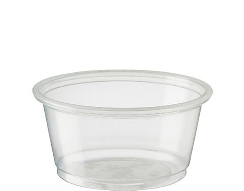 Plastic Cup 2Oz Natural 59.2Ml Ctn 2500