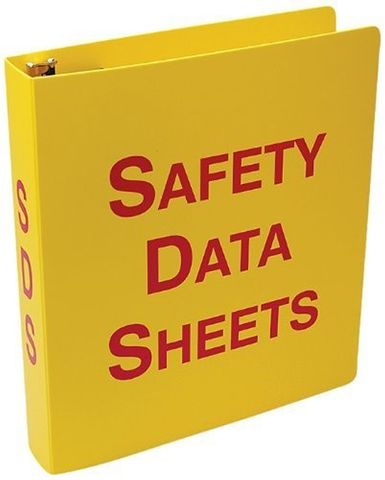 Safety Data Sheet Binder