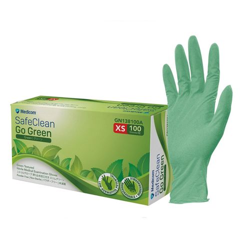 Gloves Nitrile GoGreen Biodegradable Medium /100