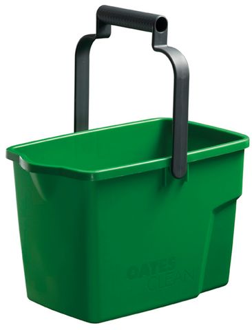 Oates Bucket Rect 9Lt General Purpose Green