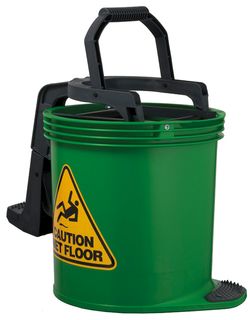 Oates Duraclean Wringer Bucket Green 15Lt