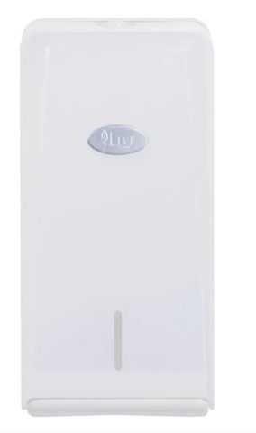 Dispenser Pearlescent White I/Leave Toilet Tissue