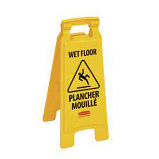 Safety Sign 2 Sided Wet Floor" Moq6"