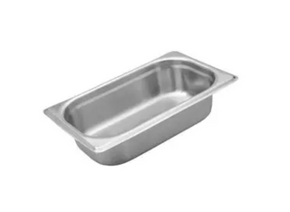 Anti-Jam Steam Pan S/S 1/4 Size 100Mm
