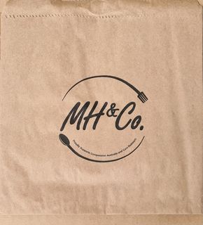 Mh & Co Printed Paper Bag Brown No.4 /500