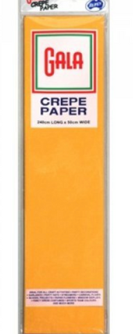 Crepe Paper National Gold - Single Pack