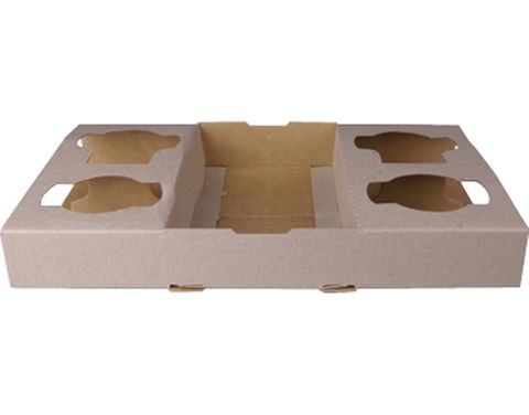 4 Cup Carry Tray 290X175X40Mm /100