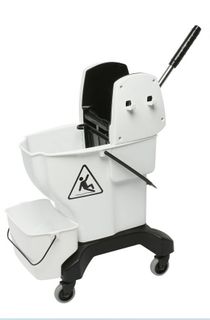 Edco Enduro Press Bucket Complete With Wringer White