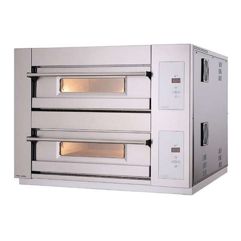 OEM Domitor Digital 2 Deck Stone Base Pizza Oven