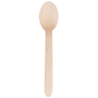 Wooden Disposable Spoon / 100