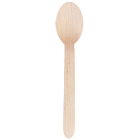 Wooden Disposable Spoon / 100