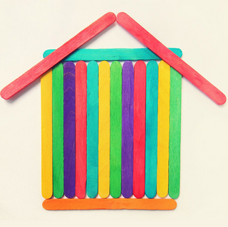 Paddle Pop Sticks Mixed Colours 114Mm /1000