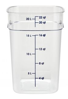 Camwear Polycarbonate Food Storage Container 20.8L /6